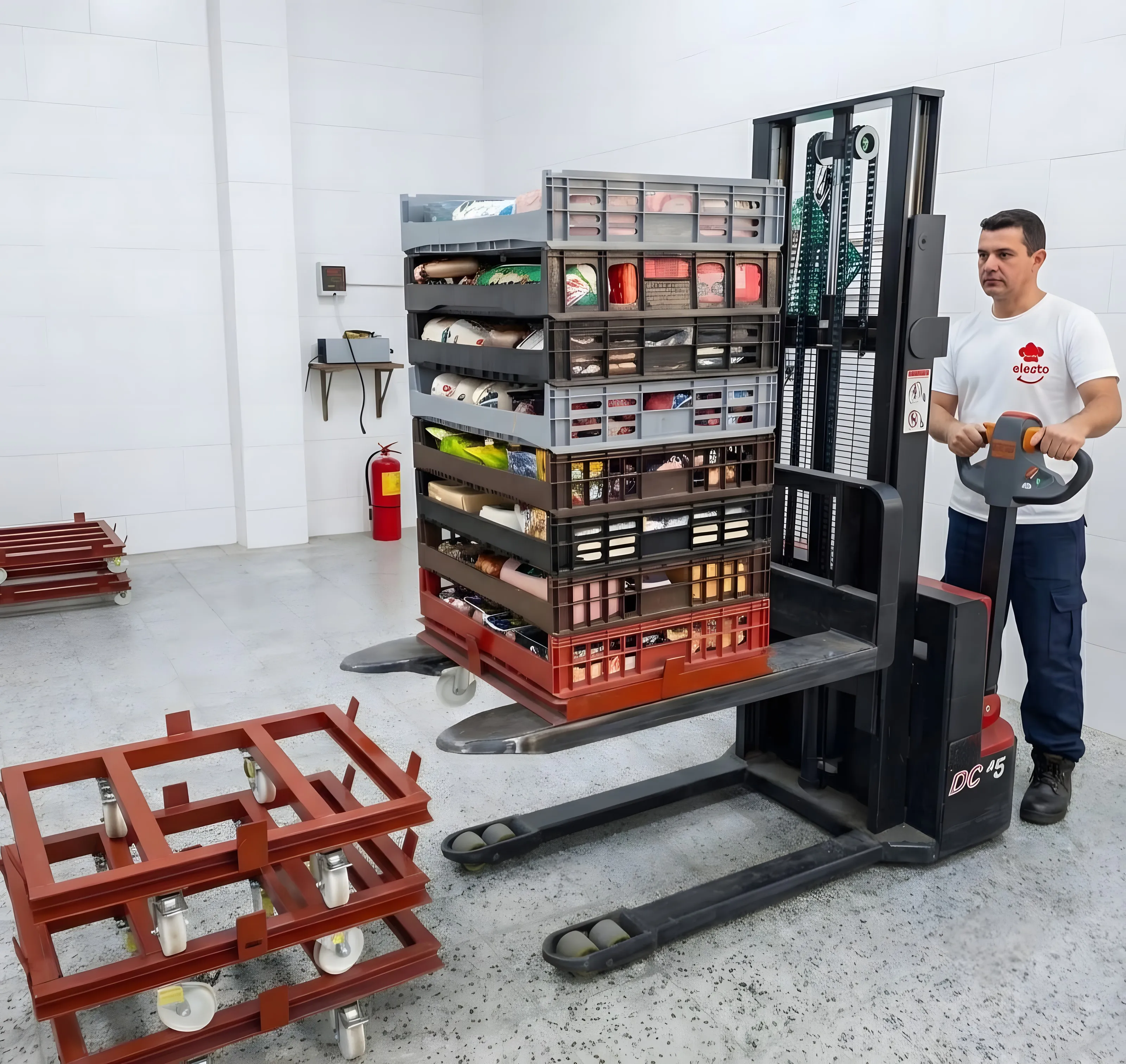 Preparación de la mercadería para el reparto