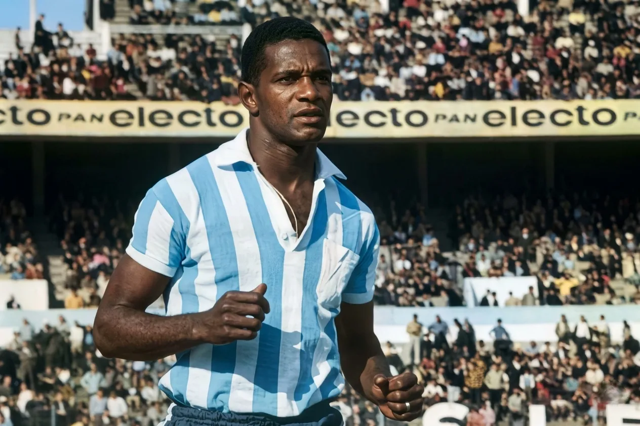 Publicidad de Pan Electo en las tribunas de la cancha de Racing